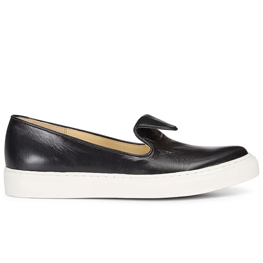 Sarah Flint Women's Black Slip-On Loafers